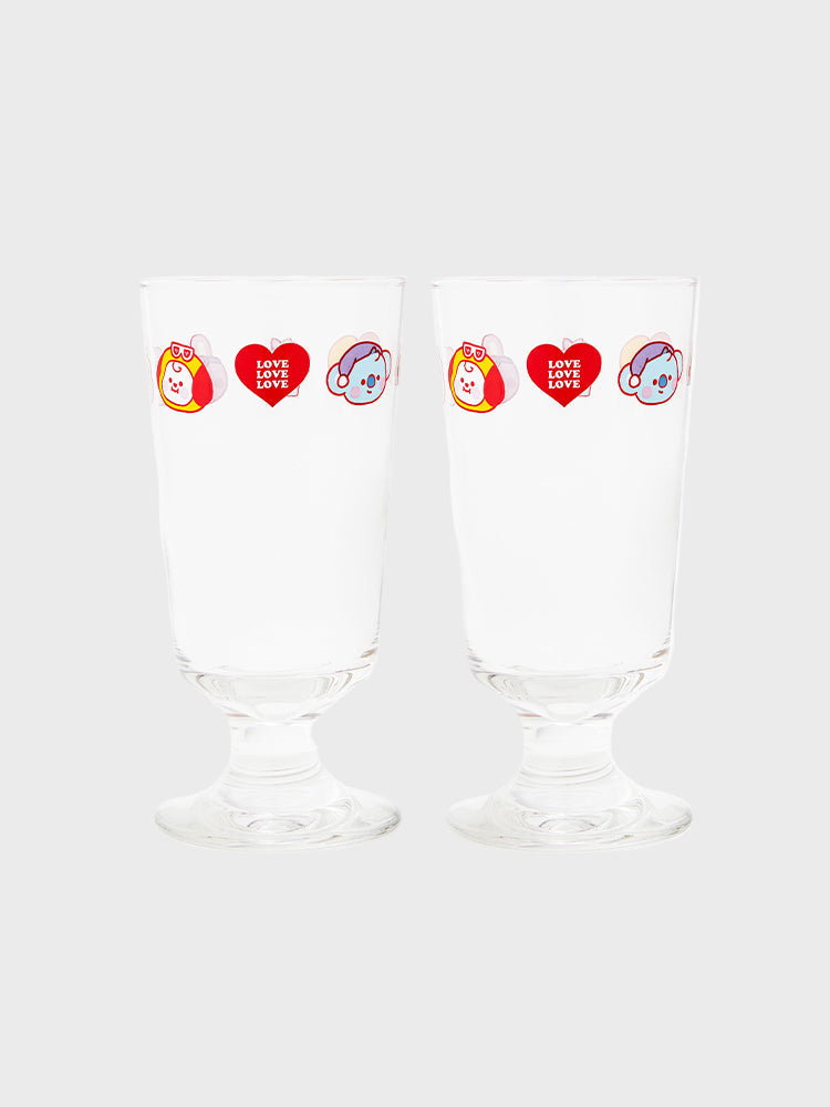 BT21 Girls' Night Goblet set