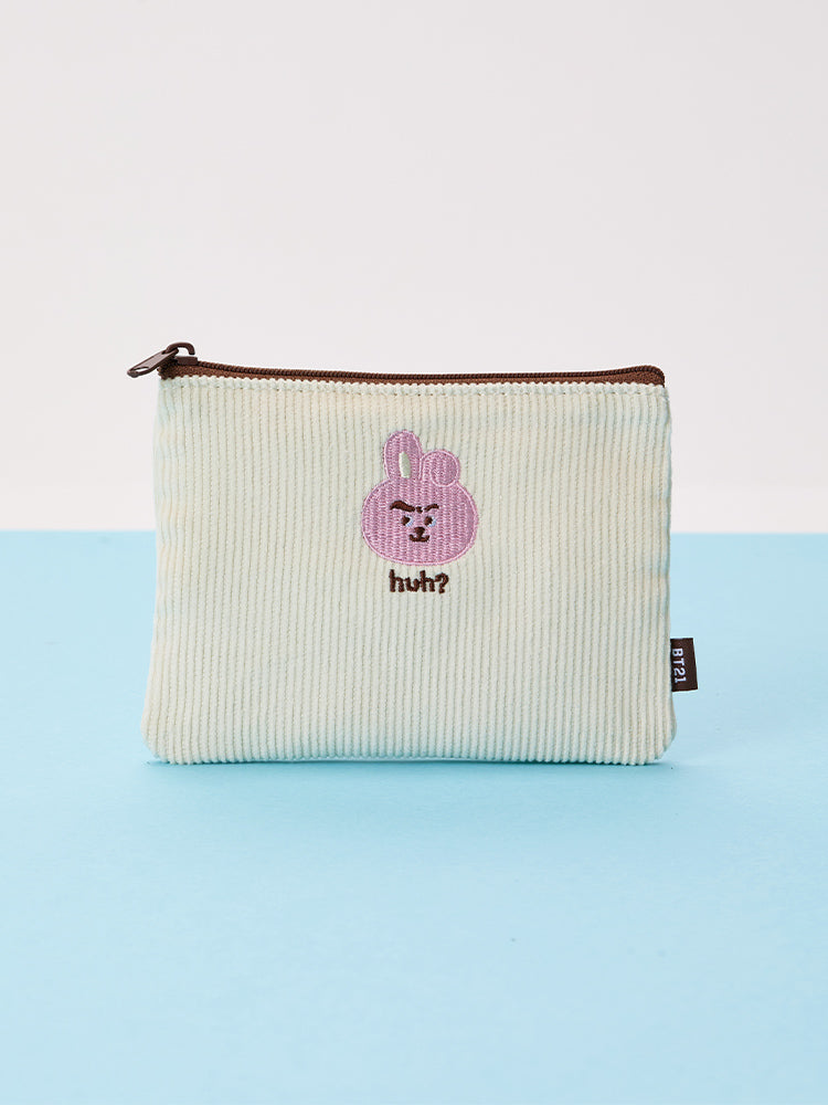 BT21 today's mood flat square pouch