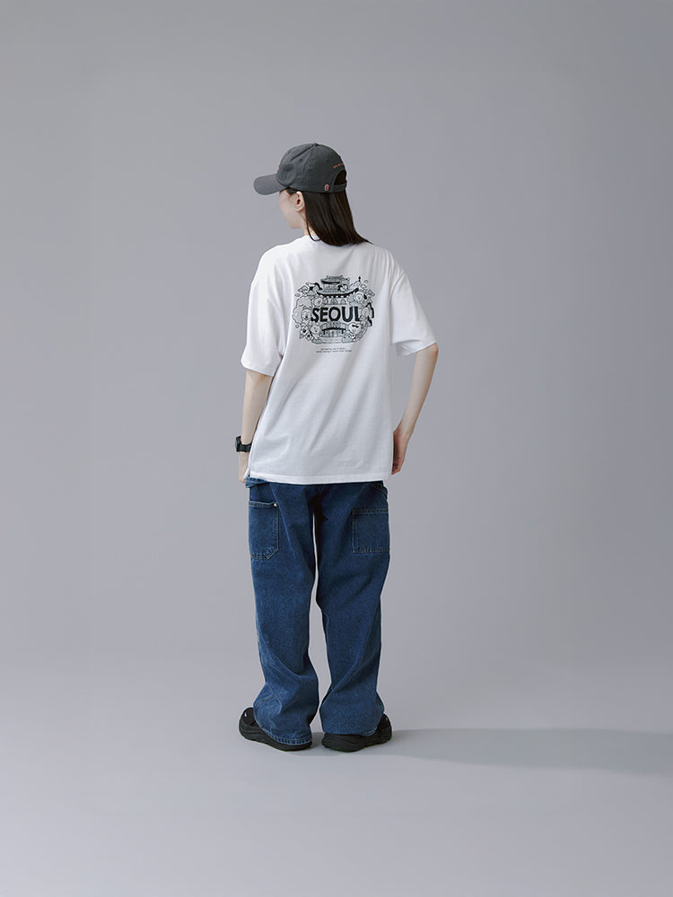 BT21 Seoul Edition Short Sleeve T-shirt VER.2 (White)