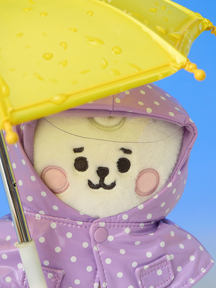 BT21 Rainy Day Closet Raincoat Boots Set