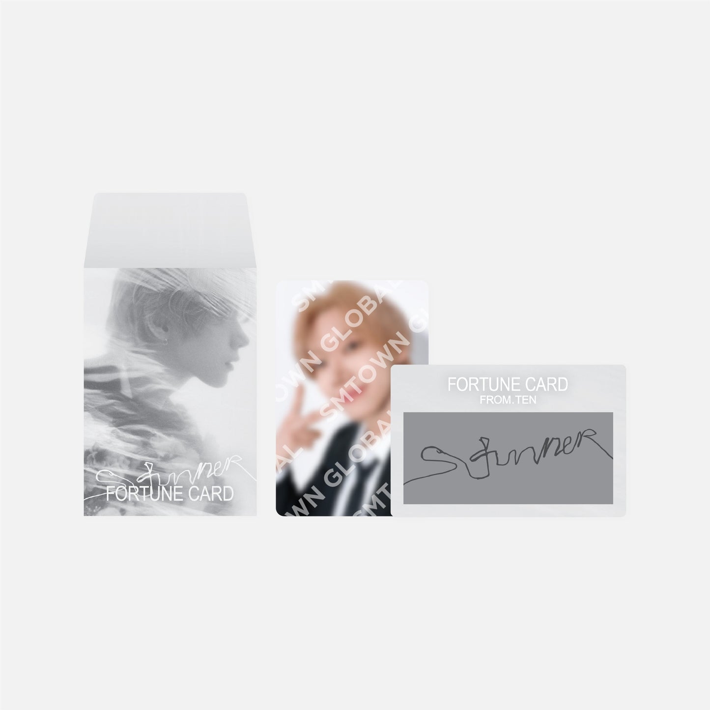 FORTUNE SCRATCH CARD SET - 2025 TEN CONCERT 1001 MOVEMENT 'STUNNER' IN SEOUL MD