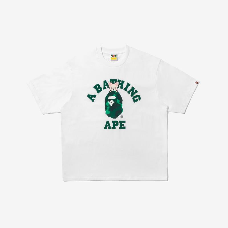 BAPE X Stray Kids FoxI.Ny COLLEGE TEE M (I.N) - BAPE X Stray Kids