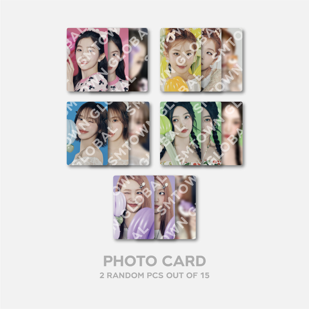RANDOM TRADING CARD SET - 2024 Red Velvet FANCON TOUR 'HAPPINESS : My Dear, ReVe1uv' MD