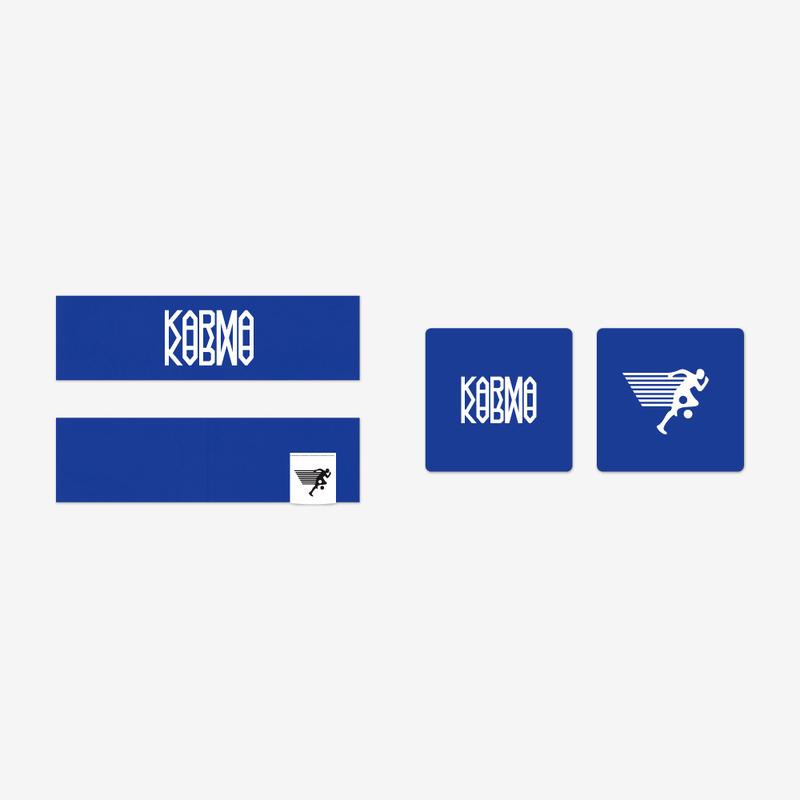 HEAD BAND & SWEAT BAND SET - KARMA