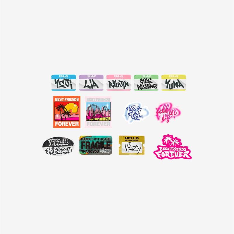 CARRIER STICKER SET - '2024 Best Friends Forever'