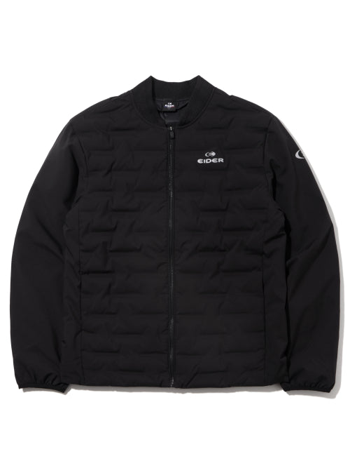 POP Welding Men's Slim Round Down Jacket_Black