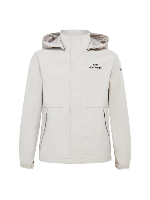 POP Basic Men 2L Windproof Jacket_OATMEAL GREY