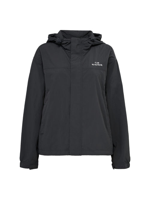 POP Women's In-Between Seasons Hooded Jacket_Dark Gray