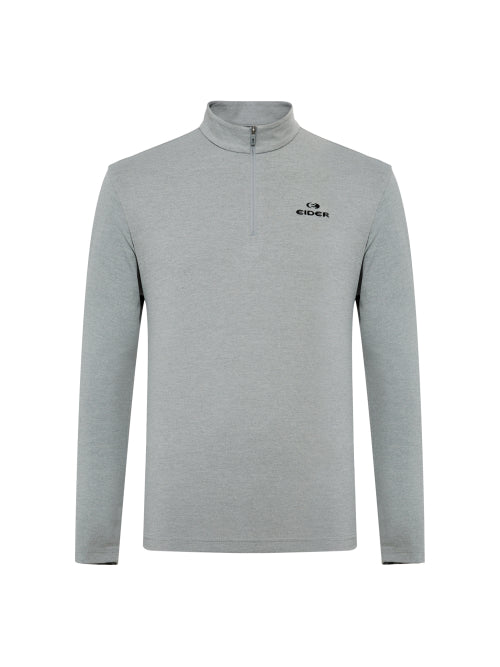 POP Potential Windbreaker Men's Zip-Up T-shirt_Misty gray