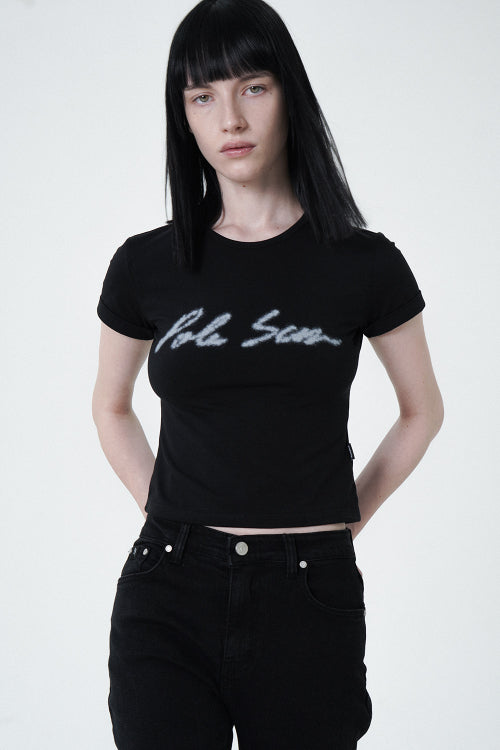 INK ROLL-UP SHORT SLEEVE BLACK