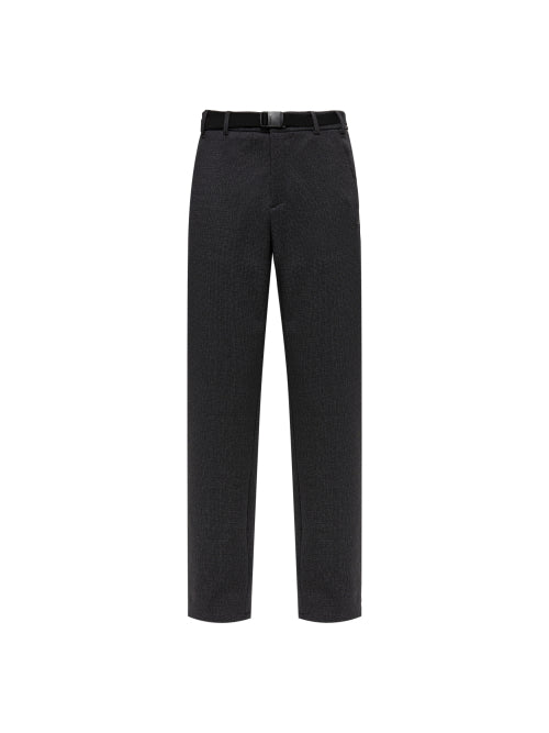POP Men's Pattern Bonding Pants_Dark Gray