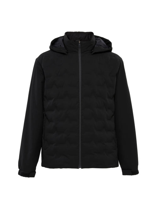 MOTION FIRST (Motion First) Men's Stretch Welding Down Jacket_Black