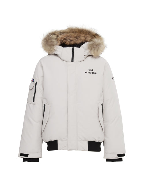 STOOKY 10th (Stuky 10th) UNI Down Jacket_Grayish BEIGE