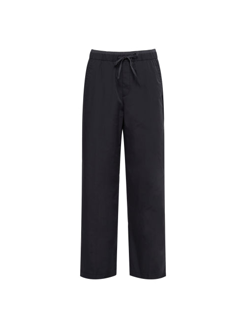 SHIRRING (shirring) Women's banding pants_Black