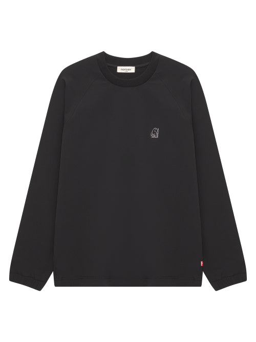 Lysa Camping Woven Sweatshirt - U_Black