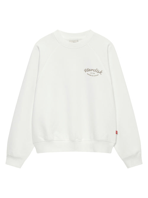 Round Raglan sweatshirt - W_Off White