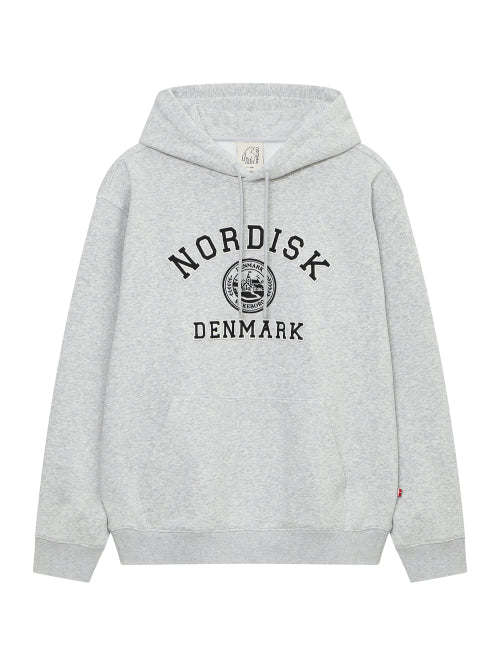 Nordisk Lettering Hoodie T-shirt - U_MELANGE/GREY