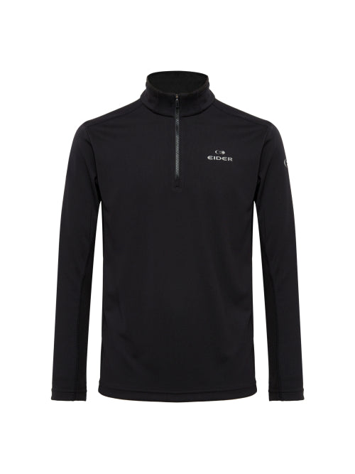 HERITAGE Men's Polatech Zip-Up T-shirt_Black