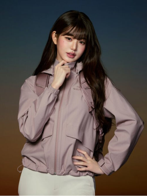 WEATHER FLEX (Wether Flex) Women 2.5L Waterproof Jacket_Greyish Pink