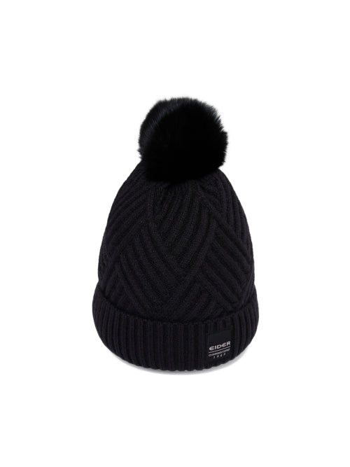 W Bubble Beanie_Black