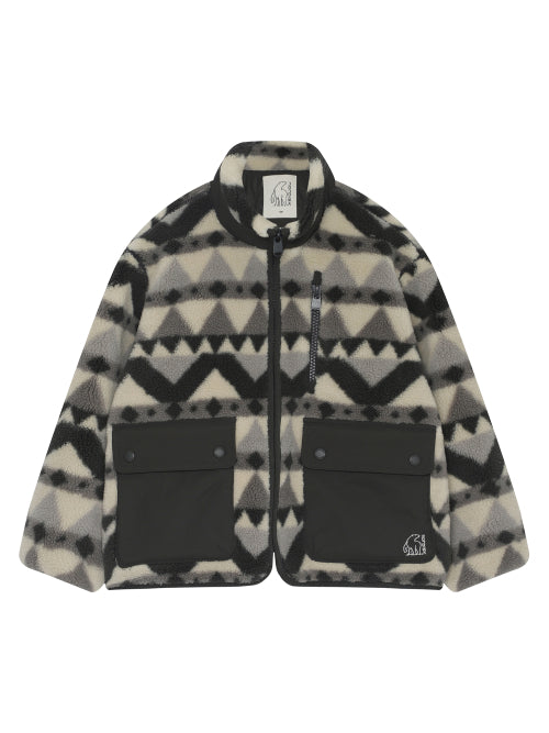 Utility Fleece Jacket - K_Cool Grey