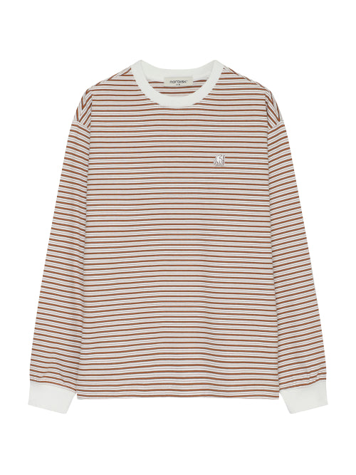 Multi Stripe Long Sleeve T-shirt - U_Off White
