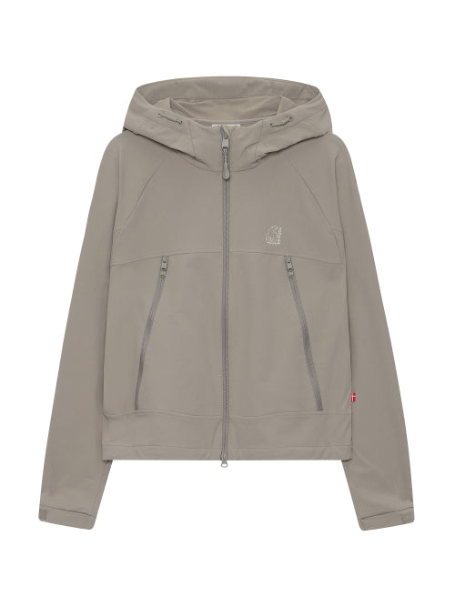 Lysa Camping Short Hoodie Jacket - W_Grey