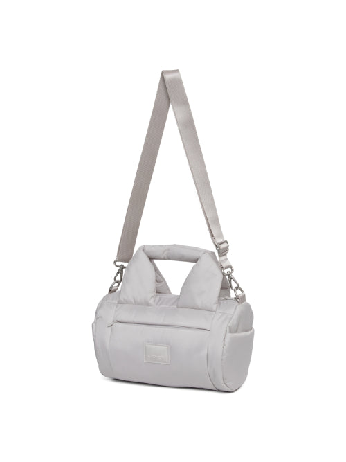 FOGNI Cylinder Bag_Grayish BEIGE