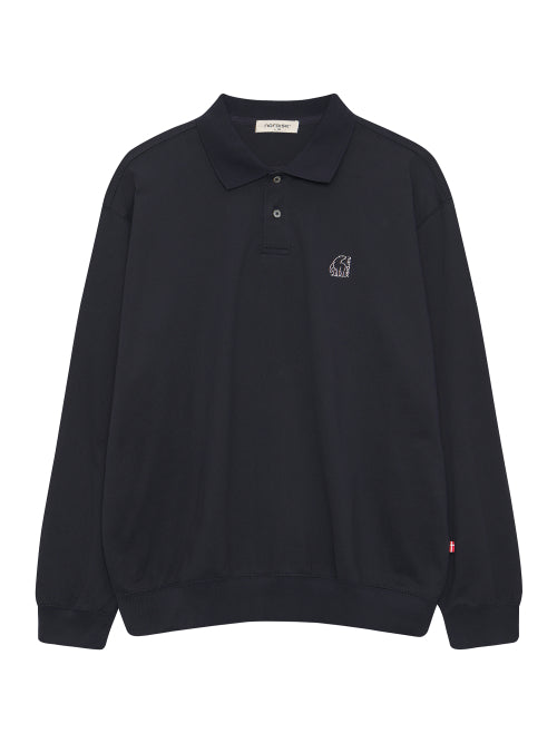 Single Polo T-shirt - U_Navy
