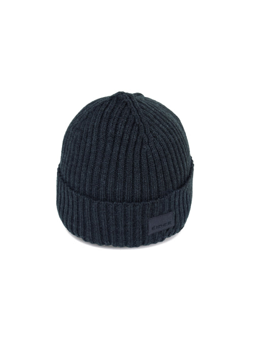 Essential Wool Blend Beanie_Dark Navy