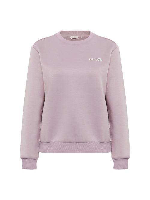 EDEL (Edel) Women's Long-Sleeved MTM T-Shirt_Greyish Pink