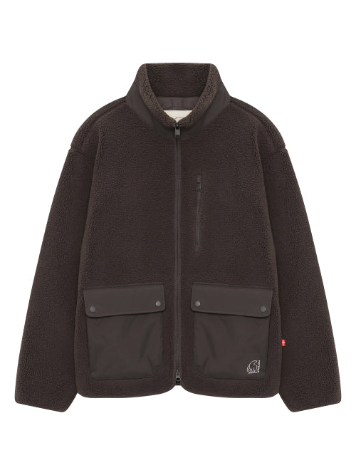 Utility Fleece Jacket - U_COPPER BROWN
