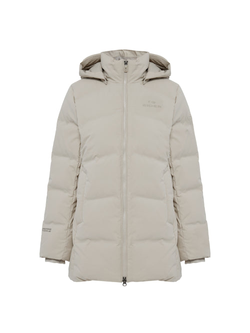 STELOL W (Scholer W) Women's Windbreaker Welding Middle Down Jacket_Light Beige