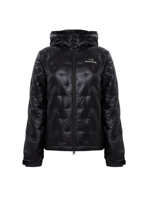 HERITAGE (Heritage) Female Embroidery Quilting Down Jacket_Black