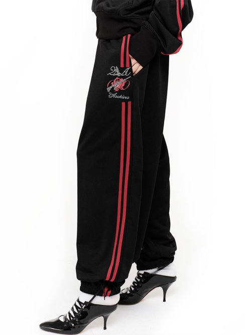 ROSIE SWEATPANTS (BLACK)