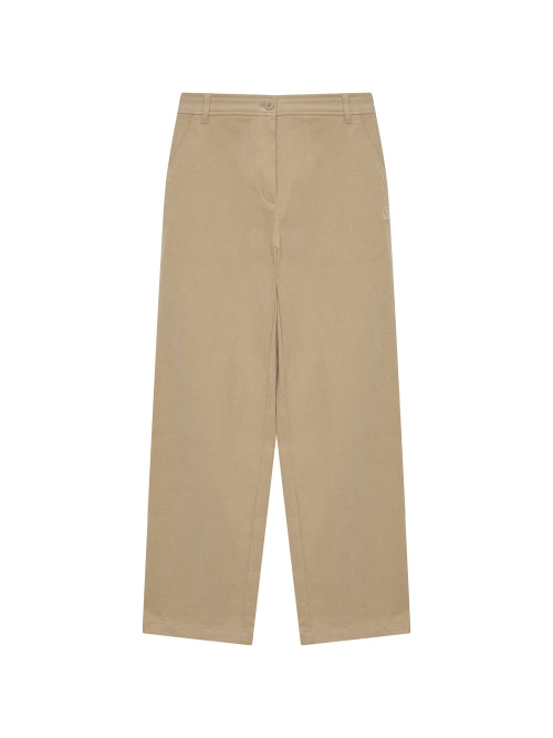 Napping Straight Pants (Relax Fit) - W_Beige