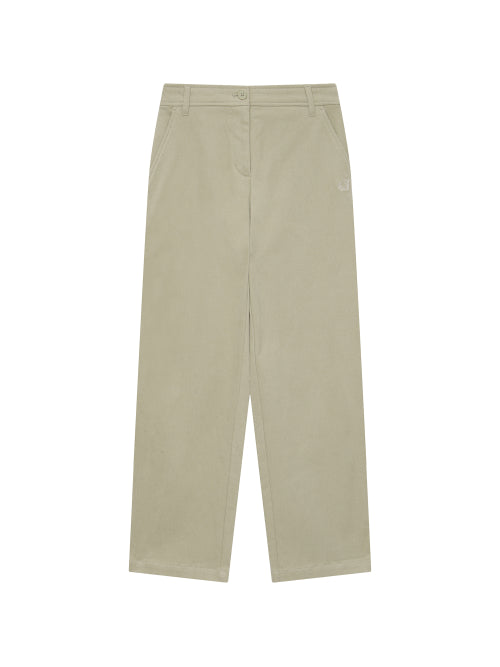 Napping Straight Pants (Relax Fit) - W_Light Khaki