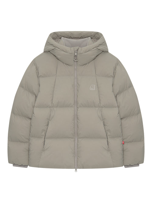 Lysa Crystal Down Camping Hoodie Jumper - M_Grey