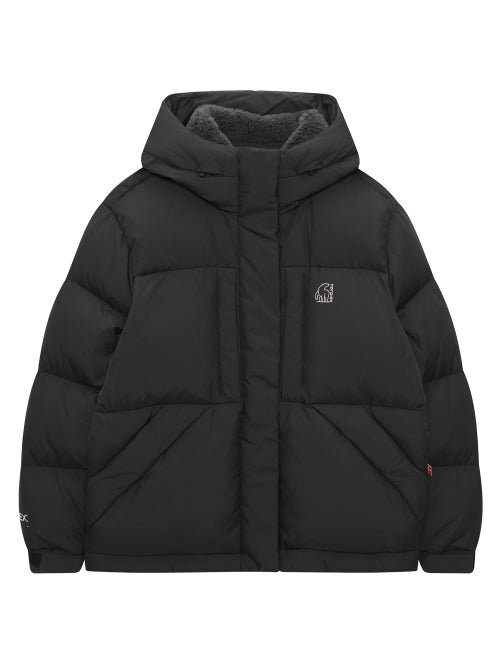 Carbe Crystal Down Utility Hoodie Jumper - W_Black