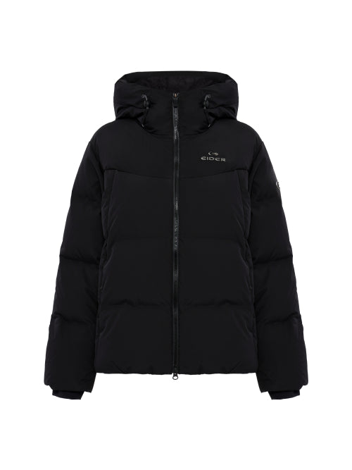 CIRCULART Women's Technical Puff Down Jacket_Black