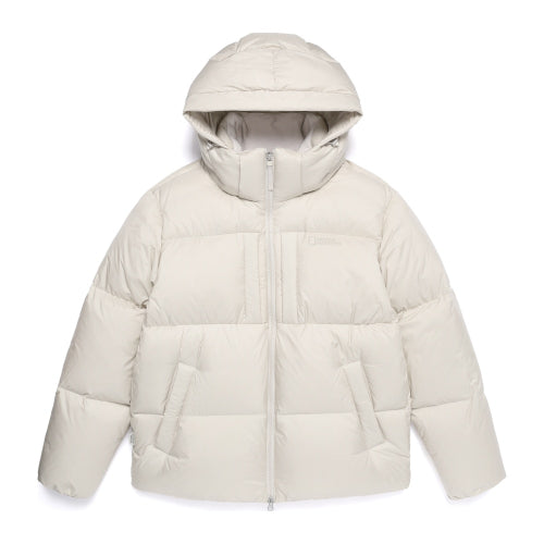 N254UDW040 Chitra Hoodie Goose-Down Jumper SILVER BIRCH