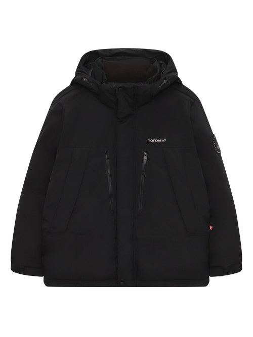 Faro Crystal Down Hoodie Jumper - M_Black