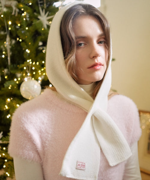 Hoodie Muffler Knit Baraclava (4colors)