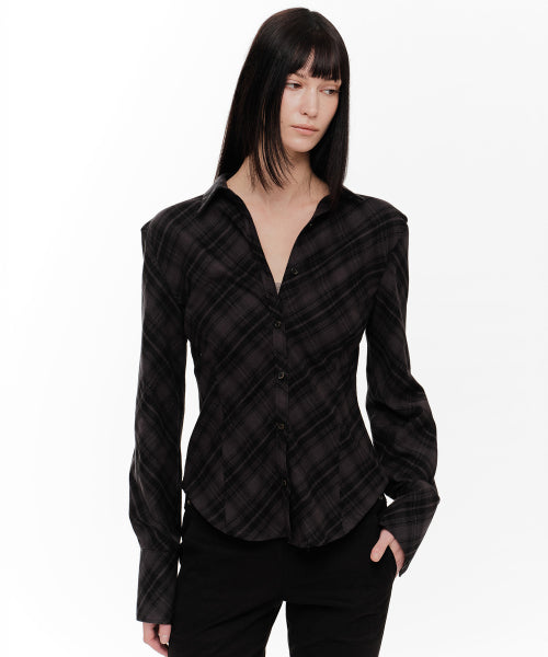VITT STUD SHIRT (CHARCOAL)