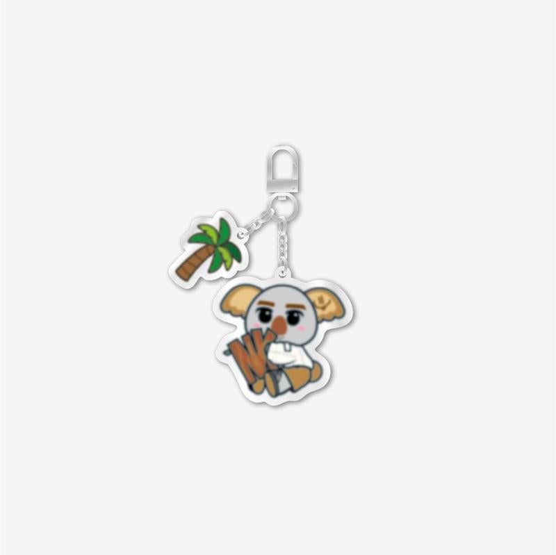 오후셋이 ZooPM ACRYLIC KEYRING - 3 Buddies at 2PM
