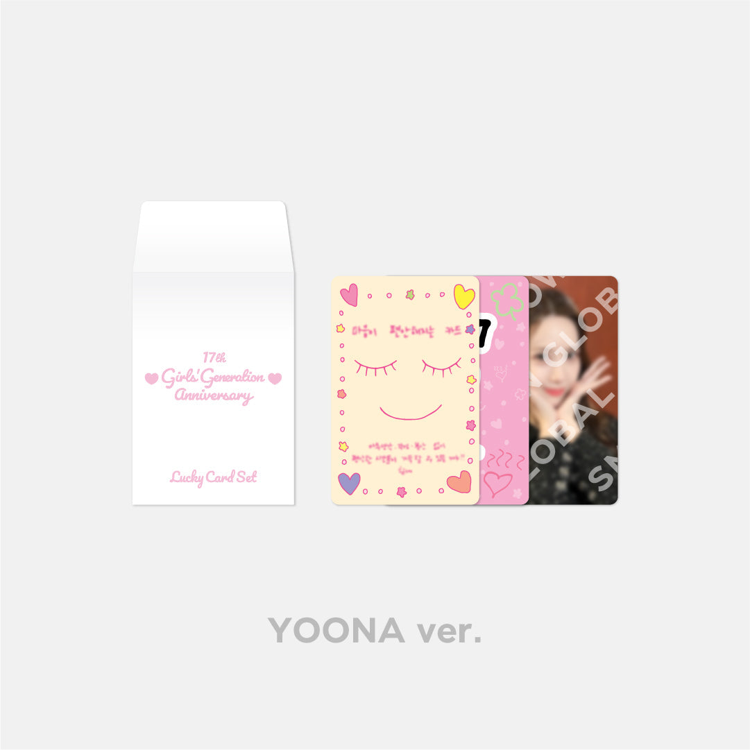 LUCKY CARD SET - Girls' Generation 17th Anniversary MD