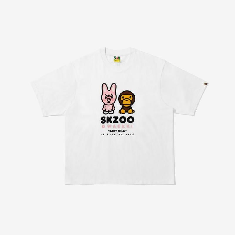 BAPE X Stray Kids DWAEKKI BABY MILO TEE M (Changbin) - BAPE X Stray Kids
