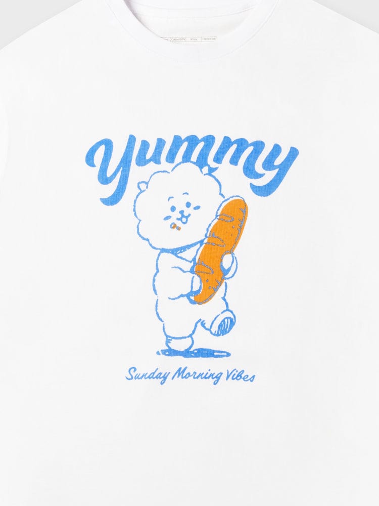 BT21 RJ BASIC Short Sleeve T-Shirt White
