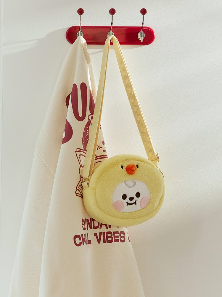 BT21 CHIMMY BABY Fluffy Face Doll Crossbag