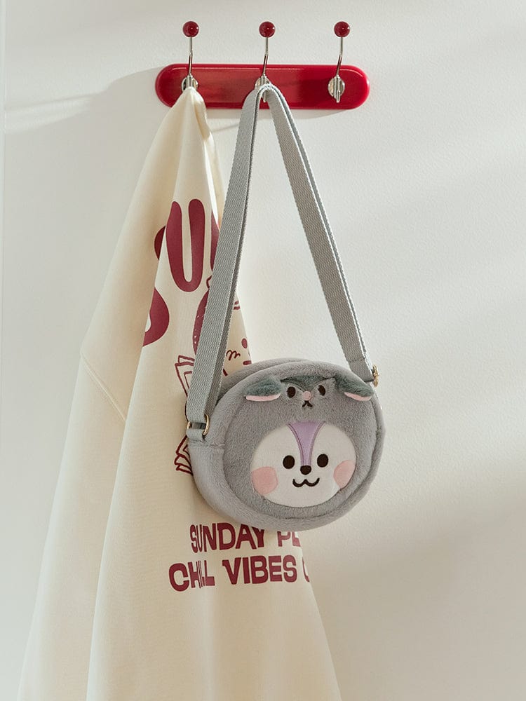 BT21 MANG BABY Fluffy Face Doll Crossbag